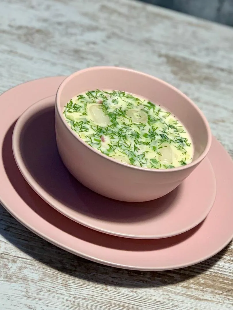 Окрошка с курицей от Feta